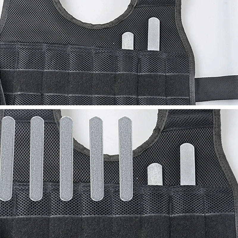 Elevate Your Training with the Suteng Adjustable Weighted Vest for Boxing - Perfect for Strength Training and Workouts (20kg to 50kg)