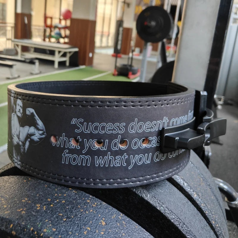 Elevate Your Workout with Our Heavy-Duty Gym Weightlifting Belt - 10MM Thick Powerlifting Belt for Men and Women, Perfect for Deadlifts, Squats, and Strength Training