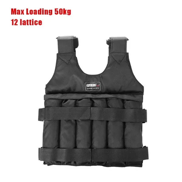 Elevate Your Training with the Suteng Adjustable Weighted Vest for Boxing - Perfect for Strength Training and Workouts (20kg to 50kg)